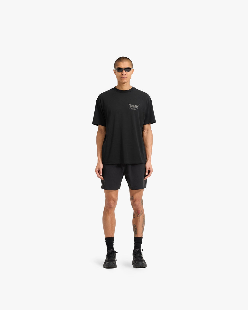 Team 247 X END Oversized T-Shirt - Jet Black