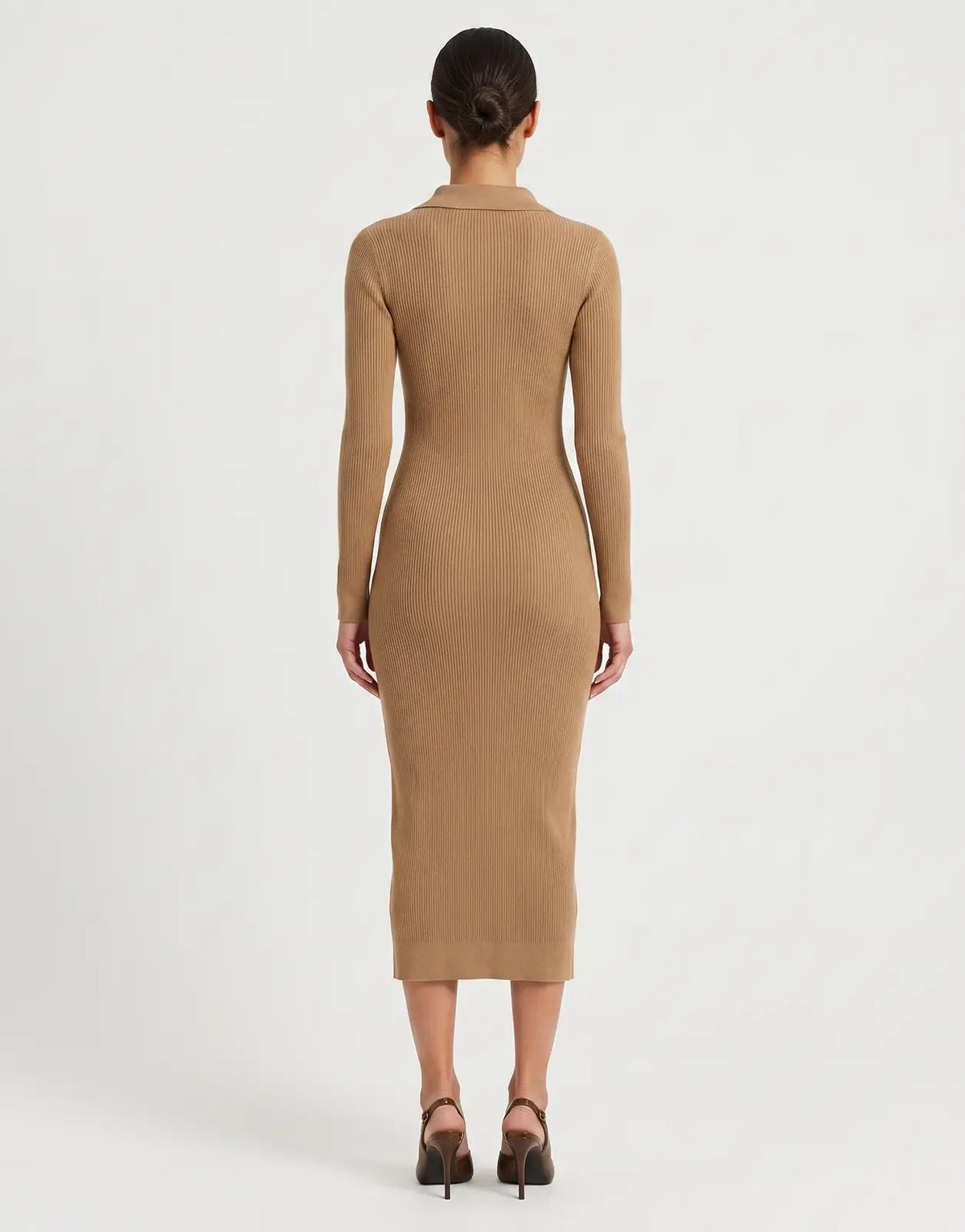 Polo Laya Knit Dress Camel - view 2