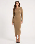 Polo Laya Knit Dress Camel