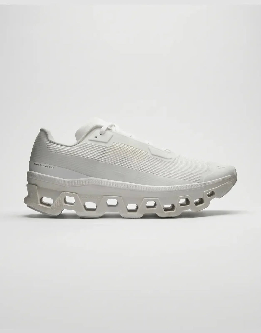 On Women's Cloudmonster Void White Sneakers