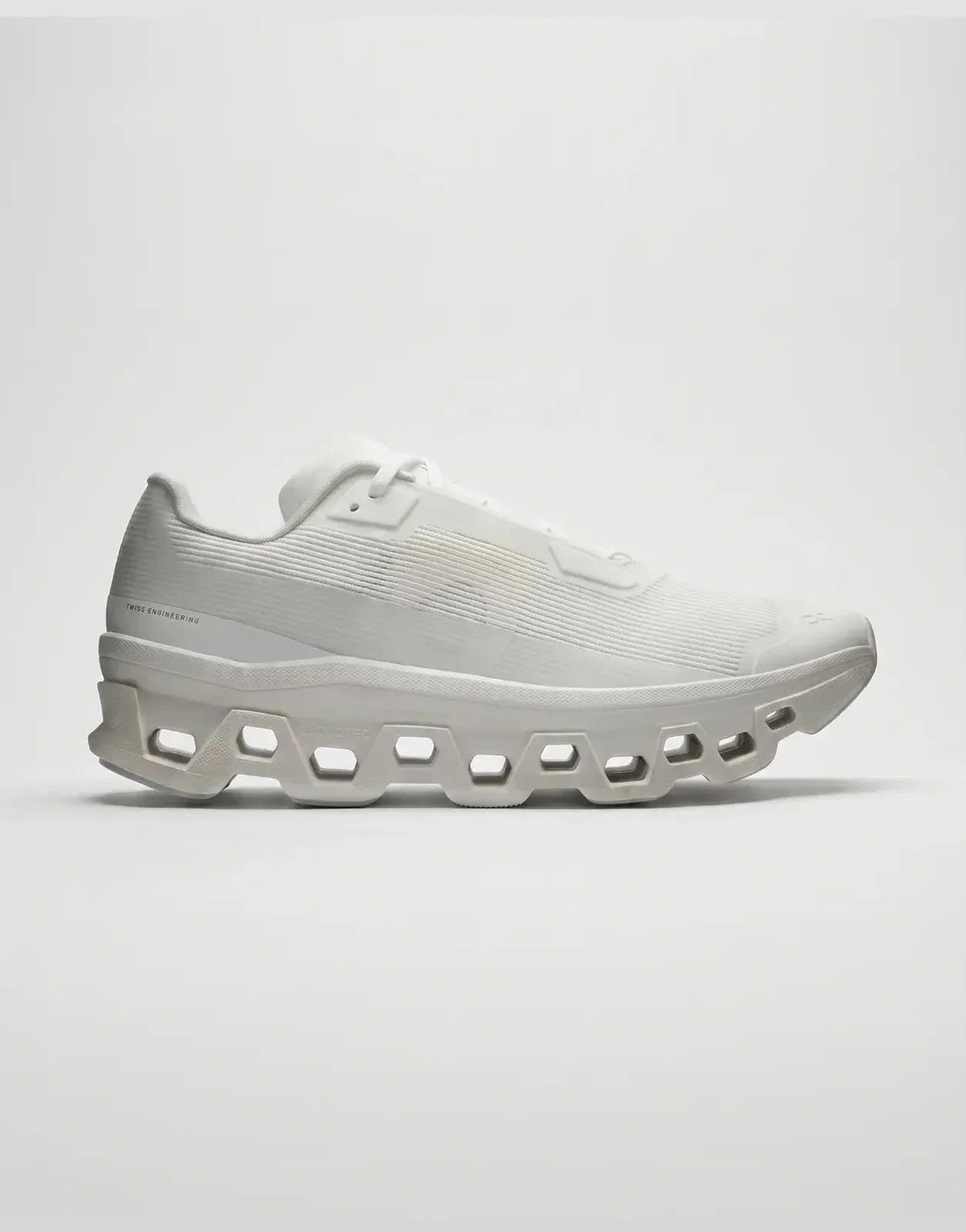 On Women's Cloudmonster Void White Sneakers