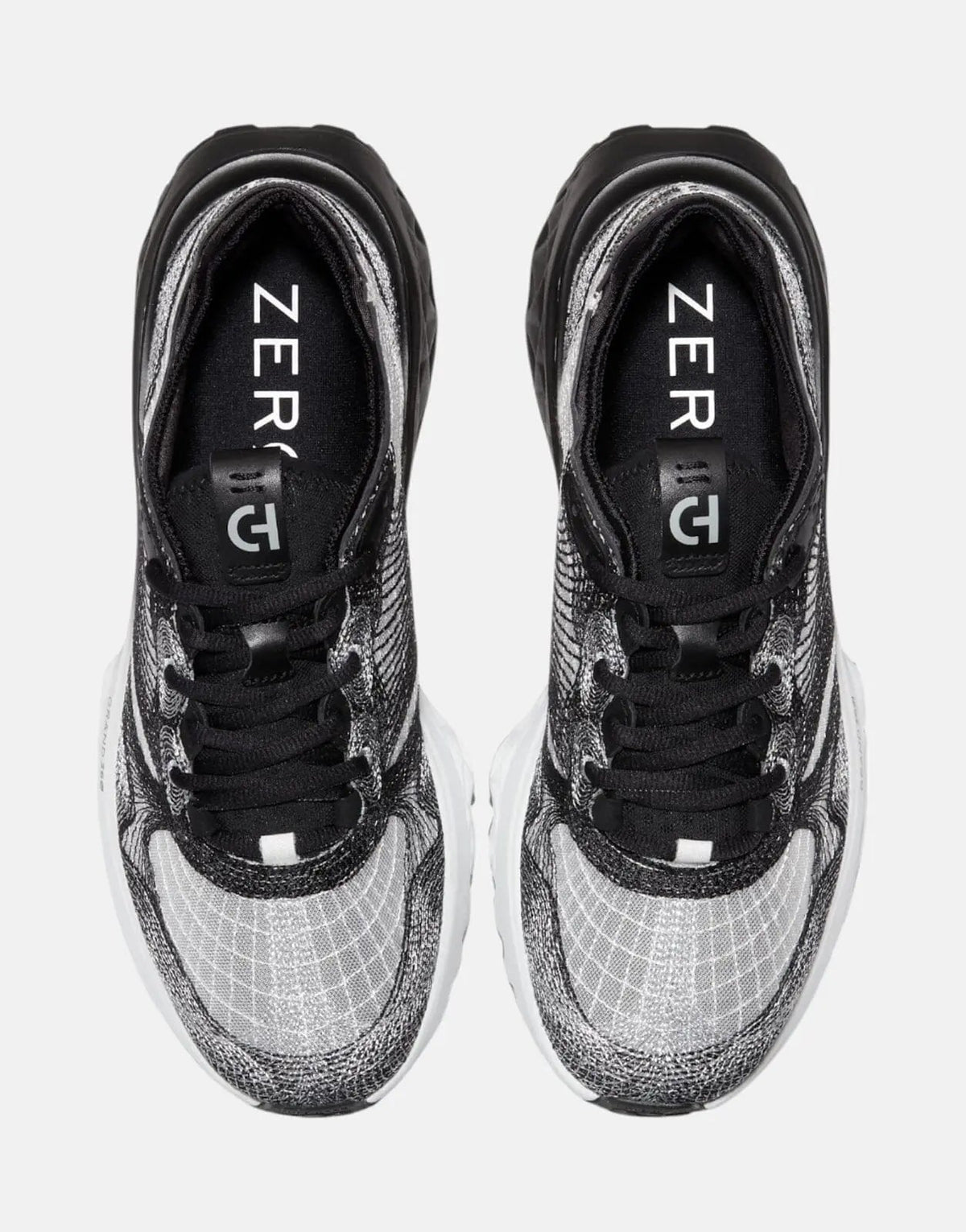Cole Haan Zerogrand Embrostitch Running Shoes Blk/Grey - view 4