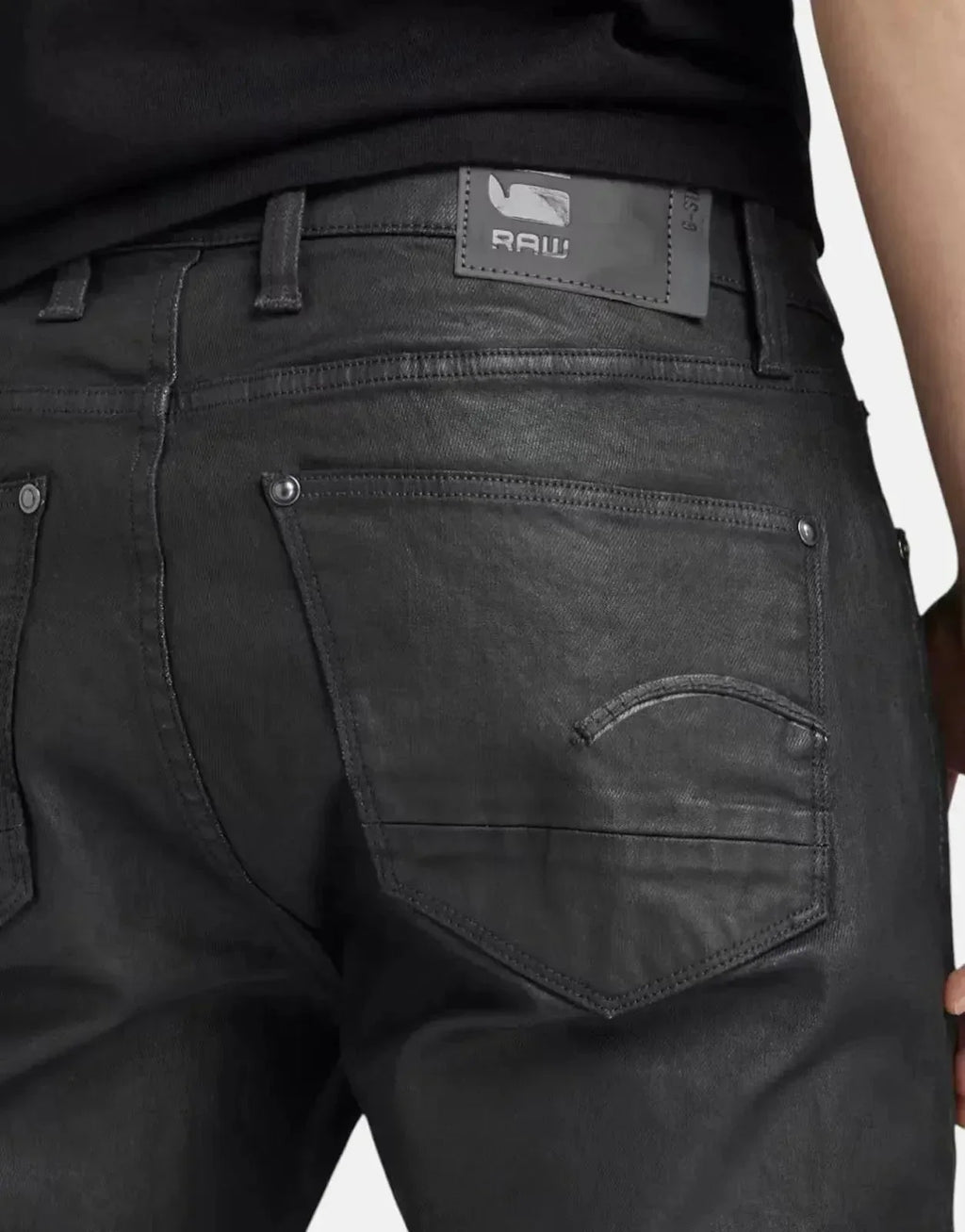 G-Star RAW Revend 3D Dark Wax coated Jeans - view 3