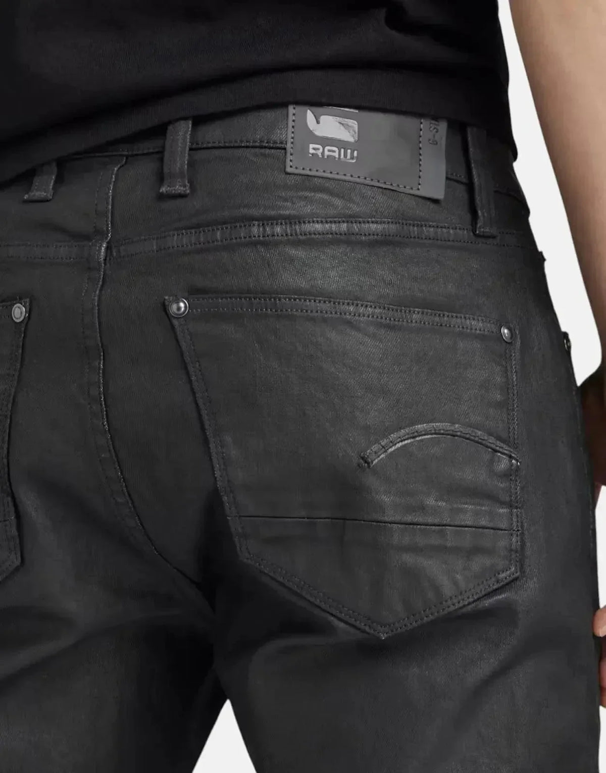 G-Star RAW Revend 3D Dark Wax coated Jeans - view 3