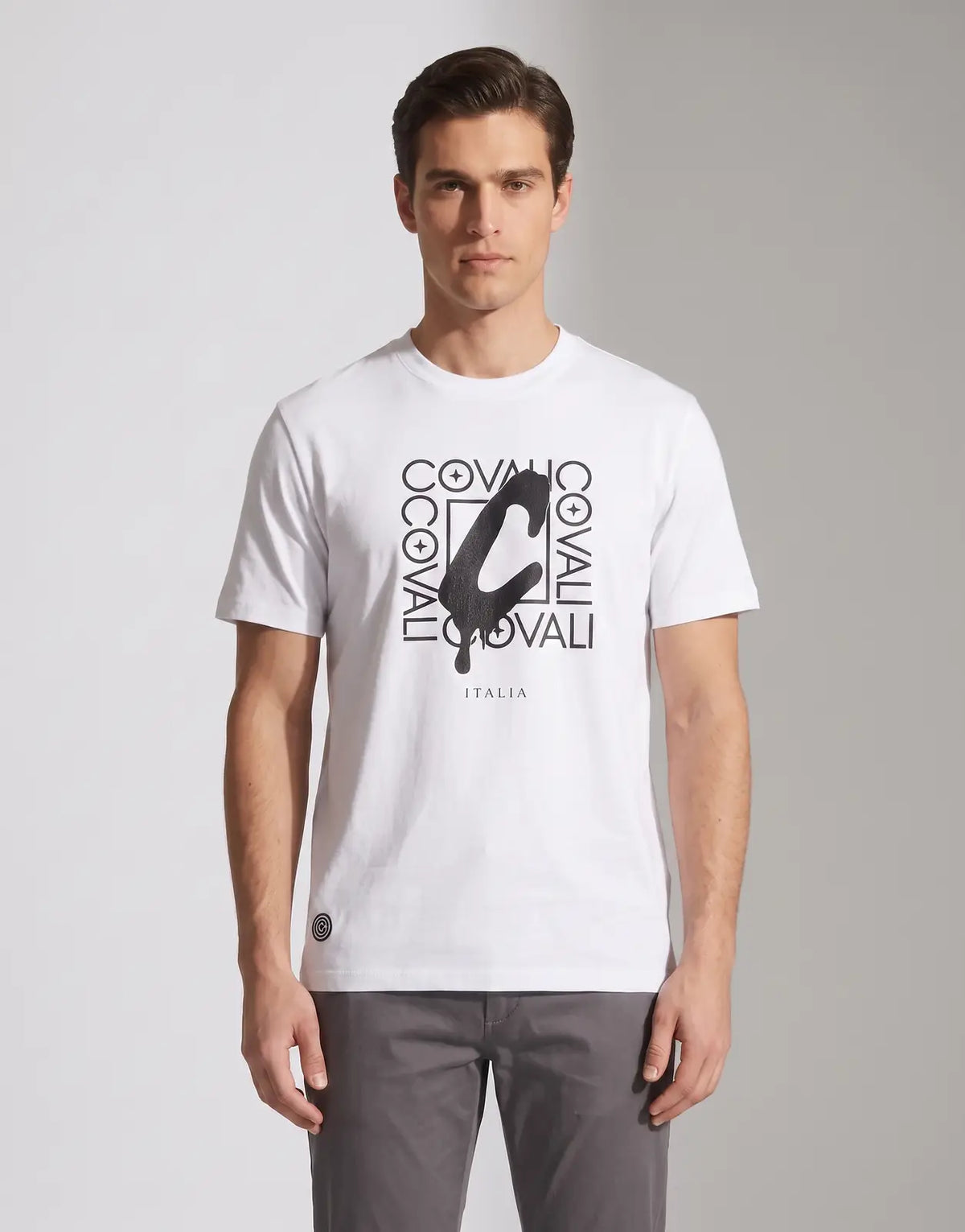 Covali Ceeva B White T-Shirt