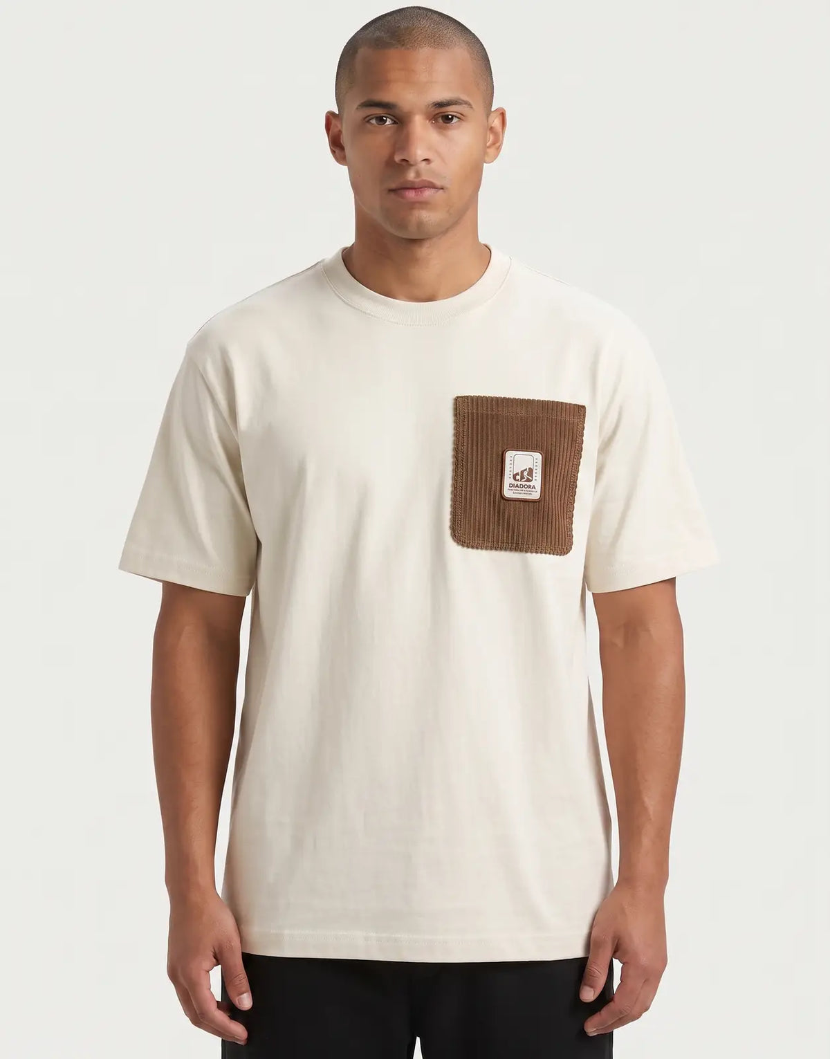 Diadora Nerio Stone Brown T-Shirt