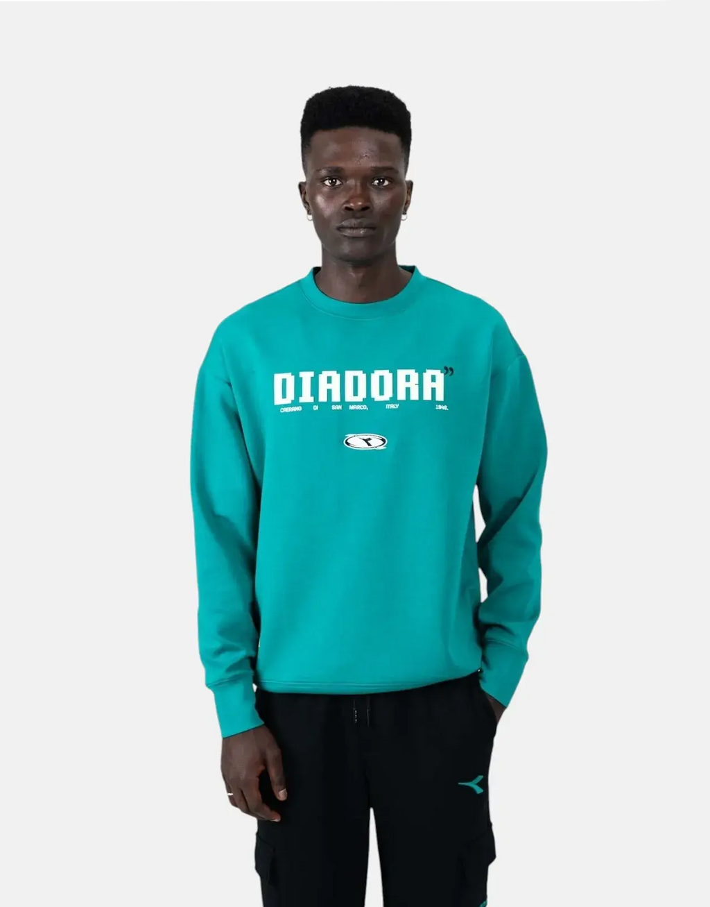 Diadora Rosso Green Sweatshirt