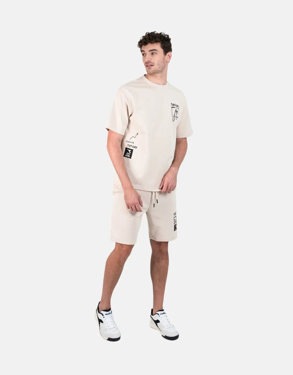 Diadora Titan Off White Shorts - view 2