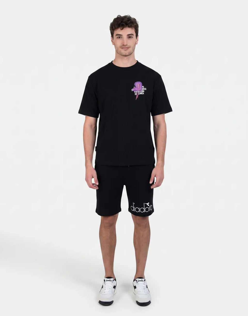 Diadora Vado Black T-Shirt - view 3