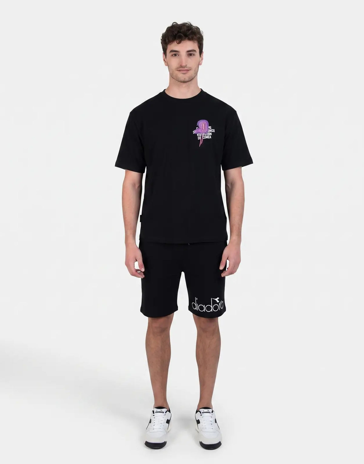 Diadora Vado Black T-Shirt - view 3