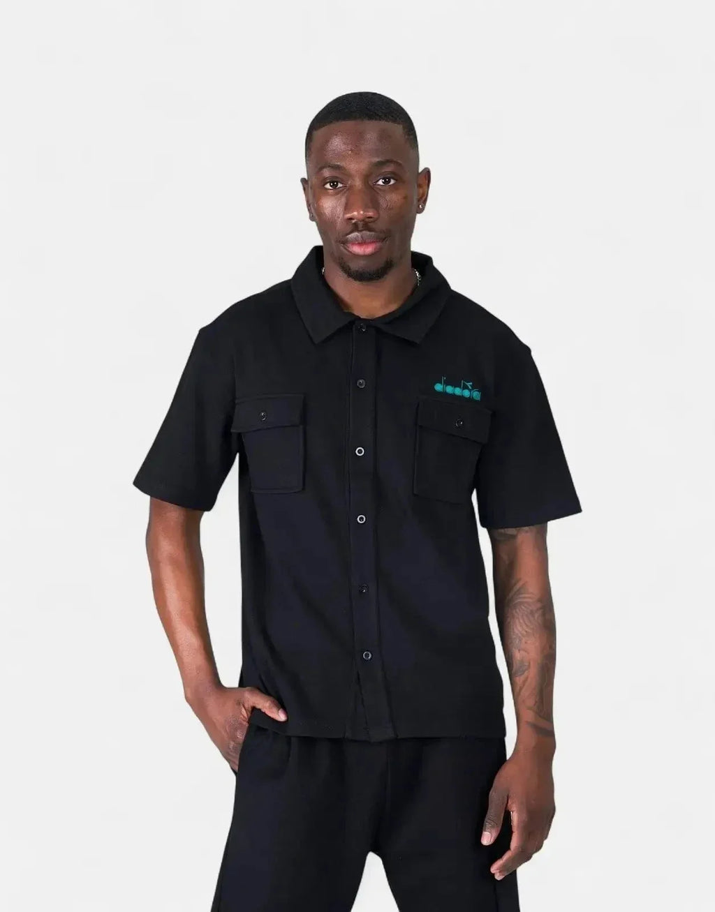 Diadora Valor Black Shirt