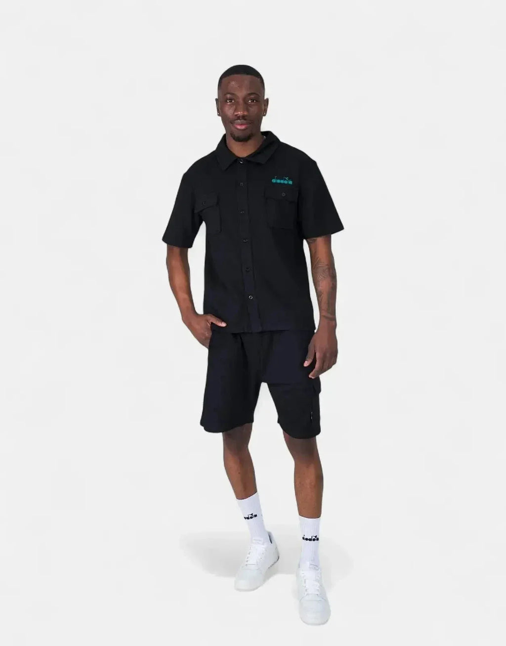 Diadora Verge Black Shorts - view 3