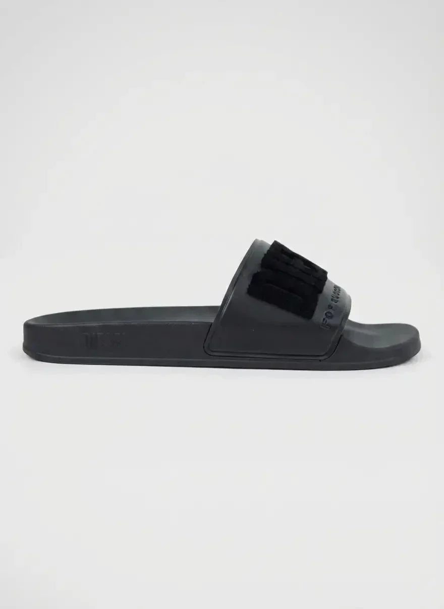 Diesel SA Mayemi Flock Slides Black - view 2