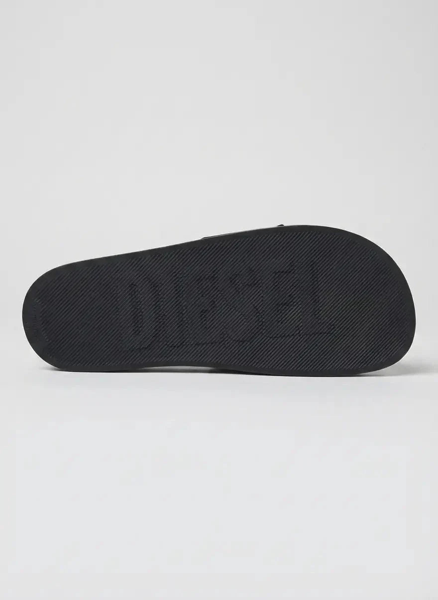 Diesel SA Mayemi Flock Slides Black - view 4