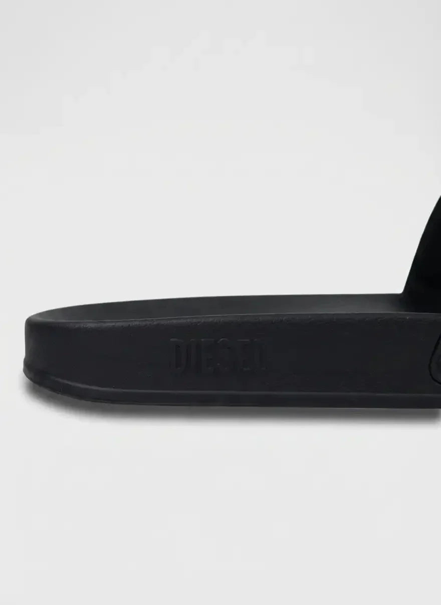 Diesel SA Mayemi Flock Slides Black - view 5