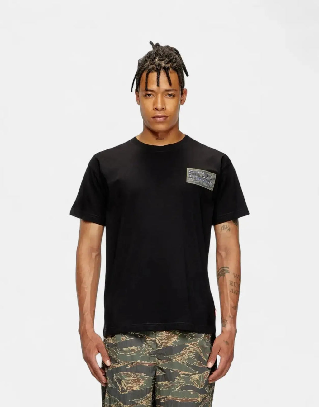 Diesel T-Norm-T3 Regular Knit T-Shirt