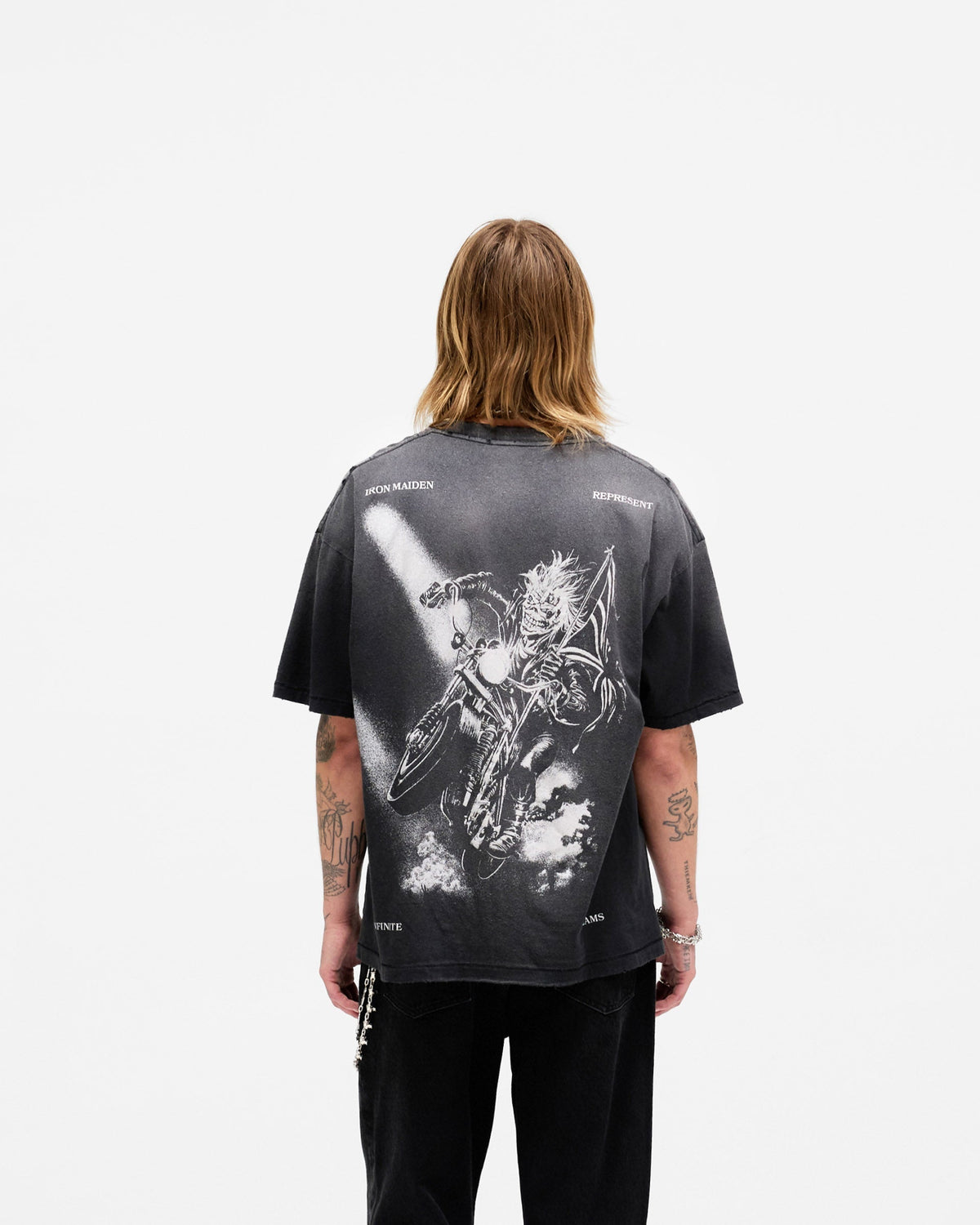 Represent X Iron Maiden Infinite Dreams T-Shirt - Aged Black