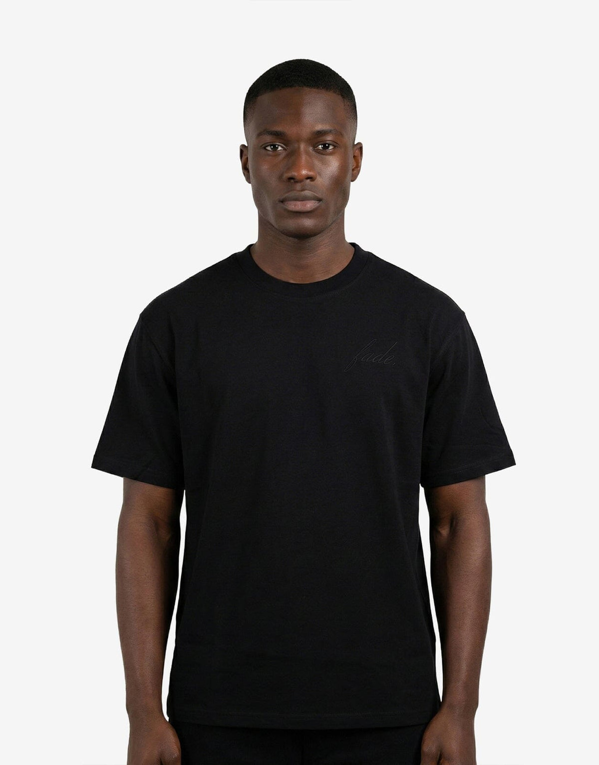 Fade Atelier Boxy Black T-Shirt