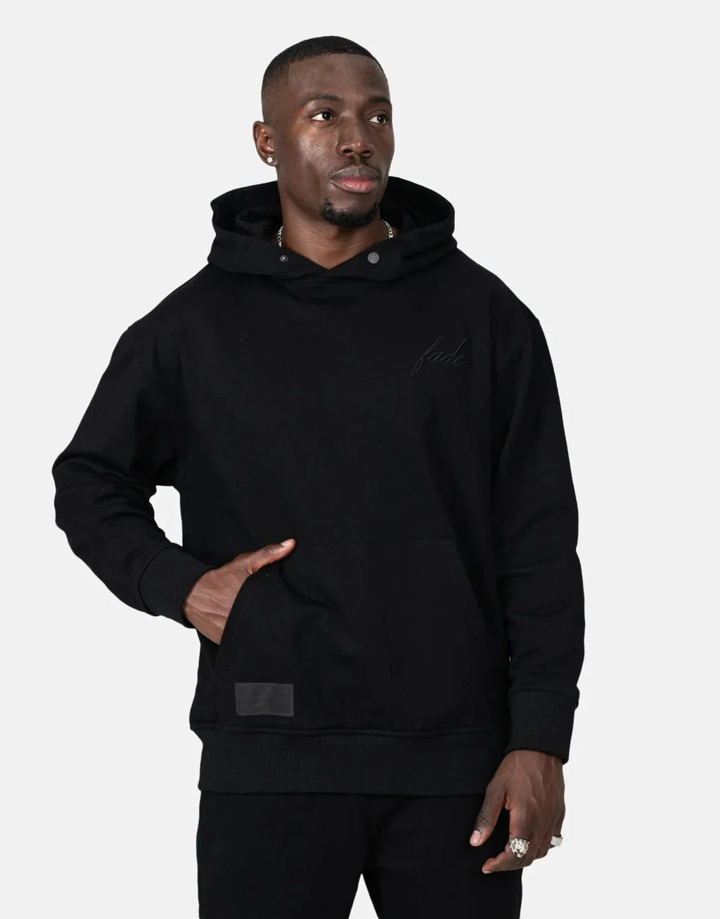Fade Atelier Hooded Black Sweatshirt
