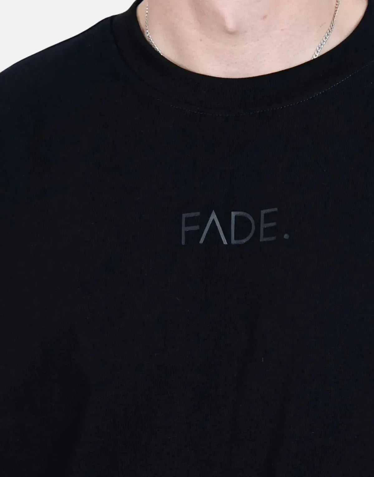 Fade Essential Boxy Black T-Shirt - view 3