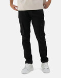 Fade Essential Cargo Black Pants