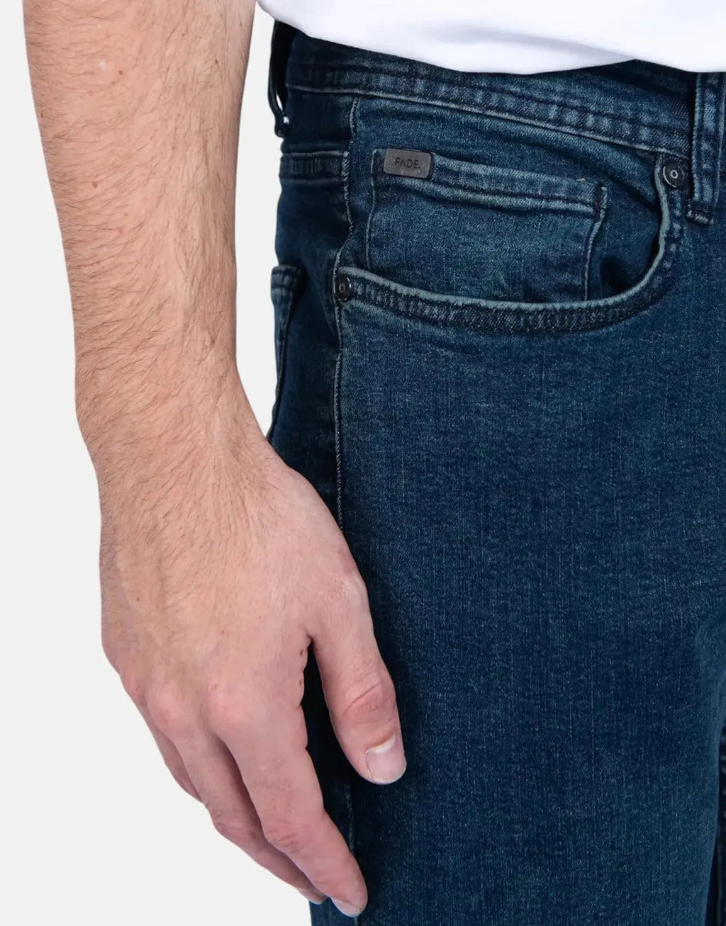 Fade Essential Dark Wash Slim Tapered Jeans - view 4