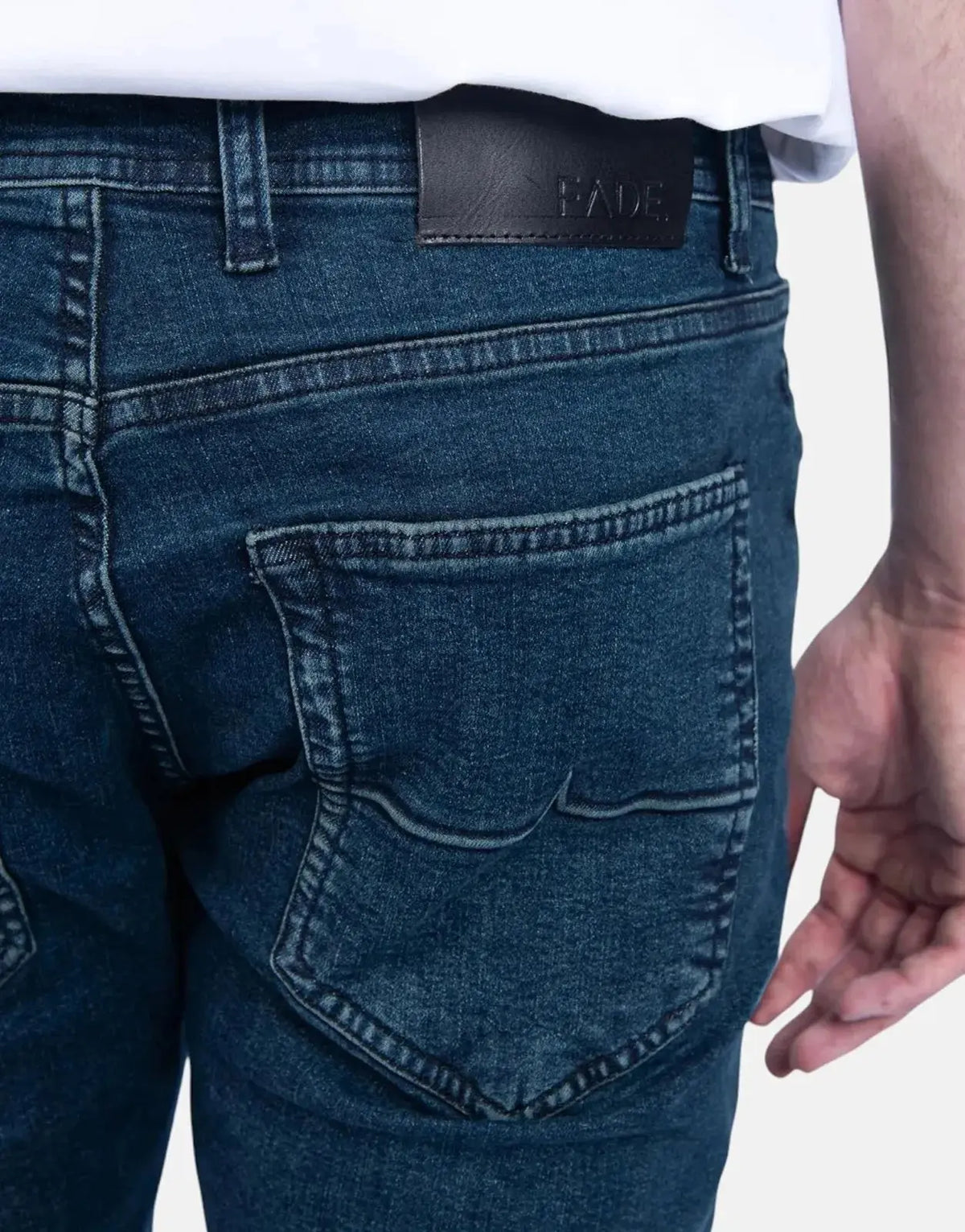 Fade Essential Dark Wash Slim Tapered Jeans - view 5