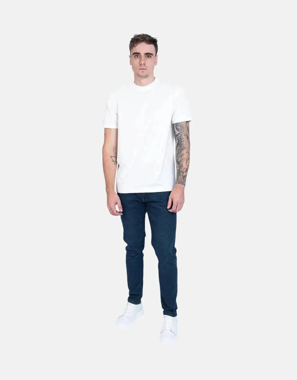 Fade Essential Dark Wash Slim Tapered Jeans - view 6