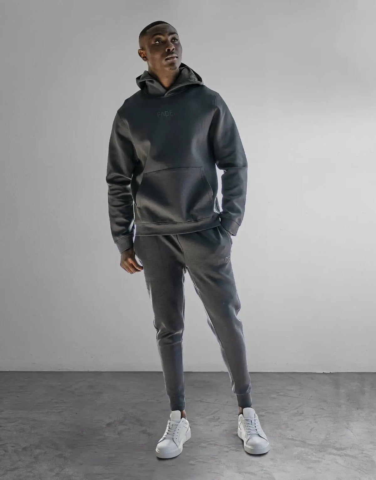 Fade Essential Hooded Green Sweatshirt - view 3