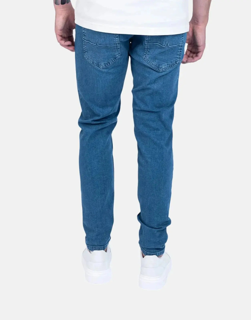 Fade Essential Mid Wash Slim Tapered Jeans - view 3
