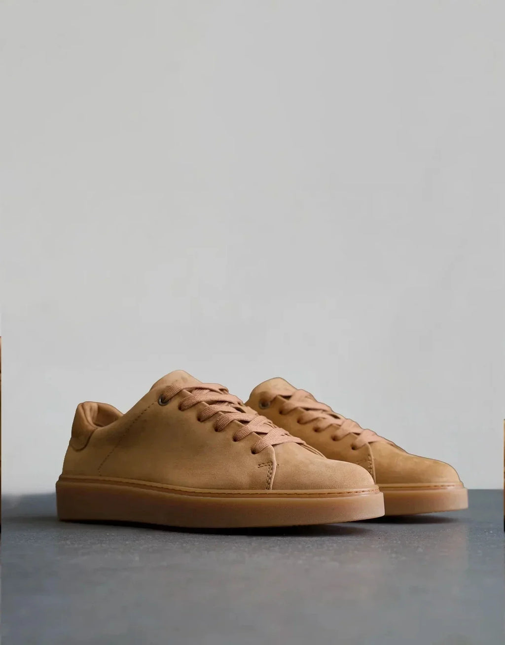 Fade Essential Nubuck Sneaker Tan - view 2