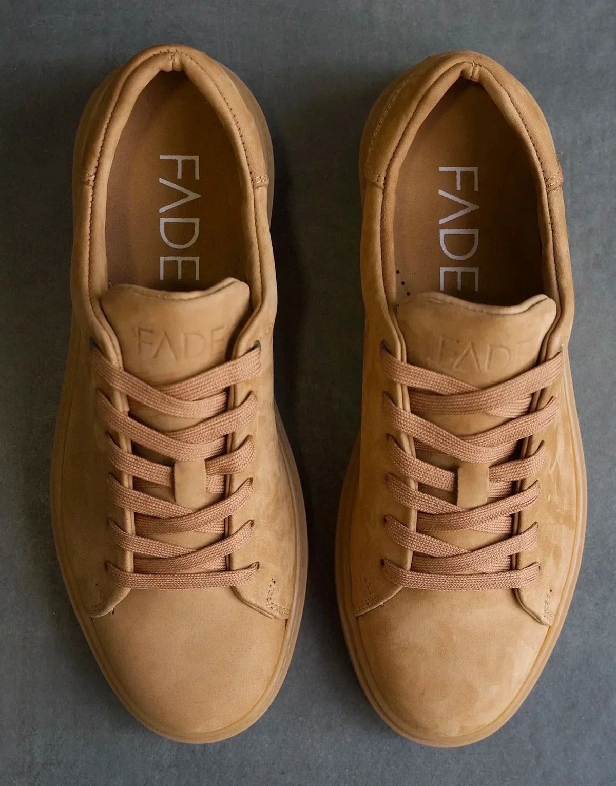 Fade Essential Nubuck Sneaker Tan - view 4