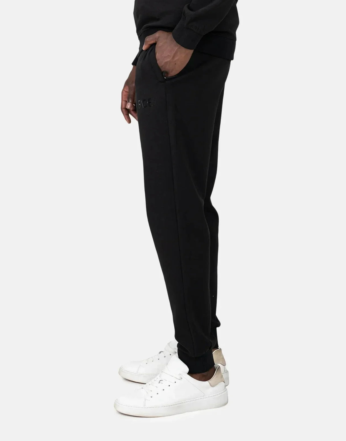 Fade Essential Slim Fit Black Sweatpants - view 2