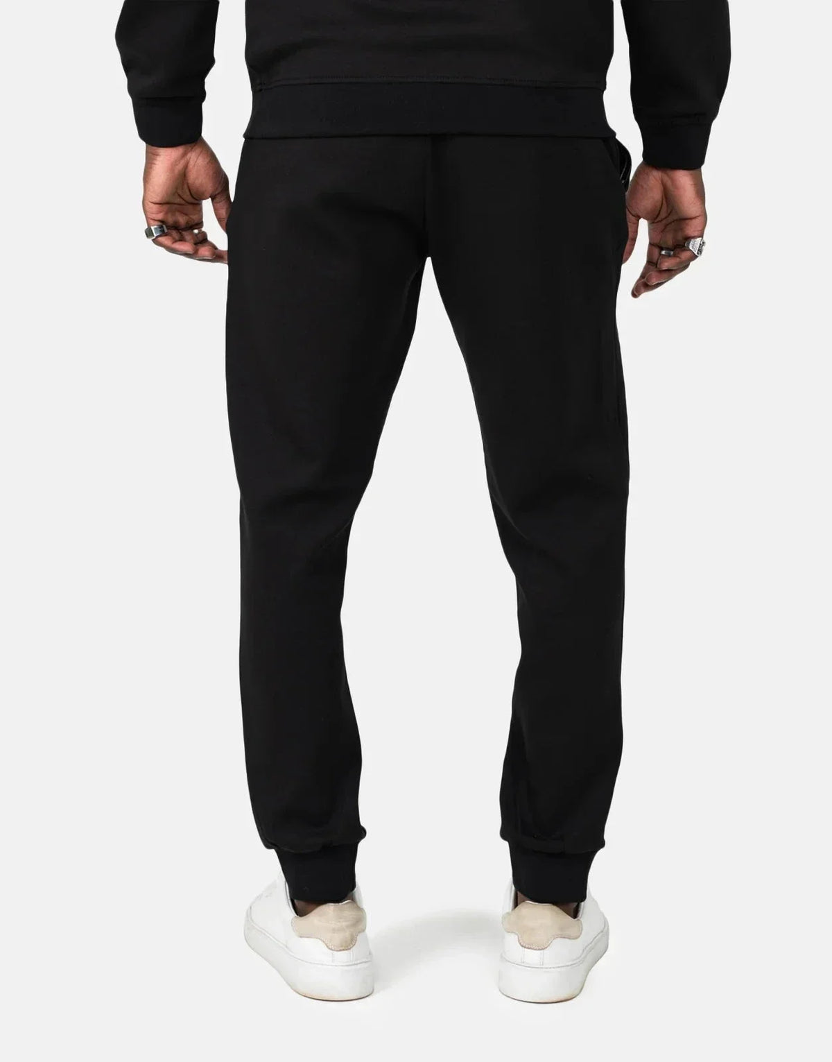 Fade Essential Slim Fit Black Sweatpants - view 3