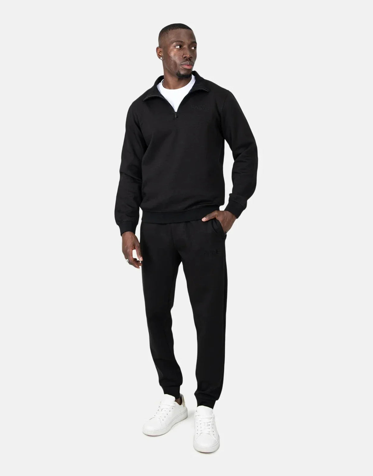 Fade Essential Slim Fit Black Sweatpants - view 4