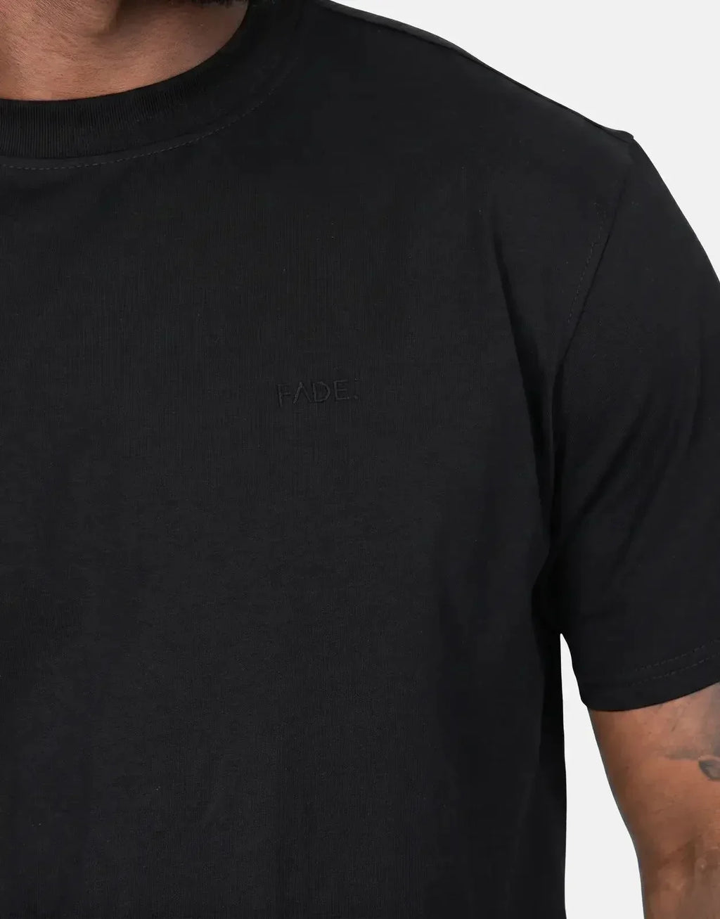 Fade Essential Slim Fit Black T-Shirt - view 4