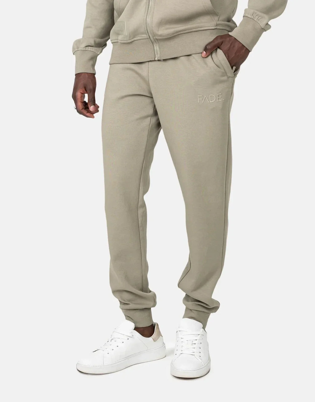 Fade Essential Slim Fit Taupe Sweatpants