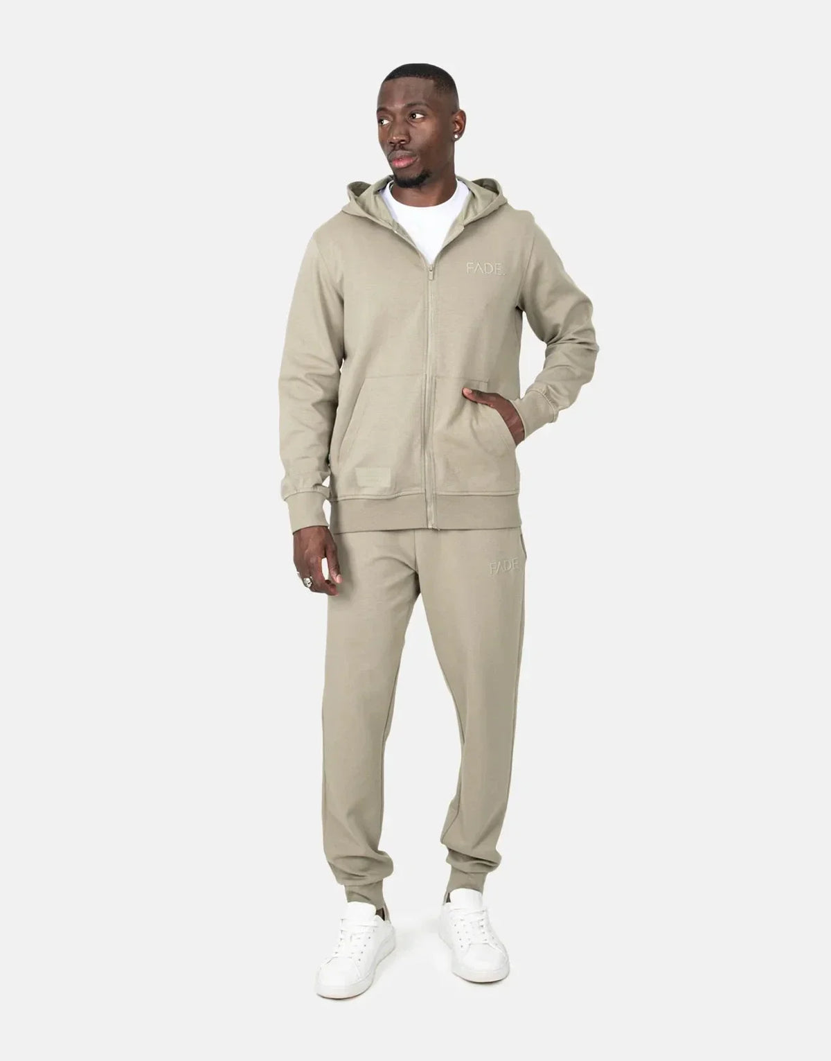 Fade Essential Slim Fit Taupe Sweatpants - view 4