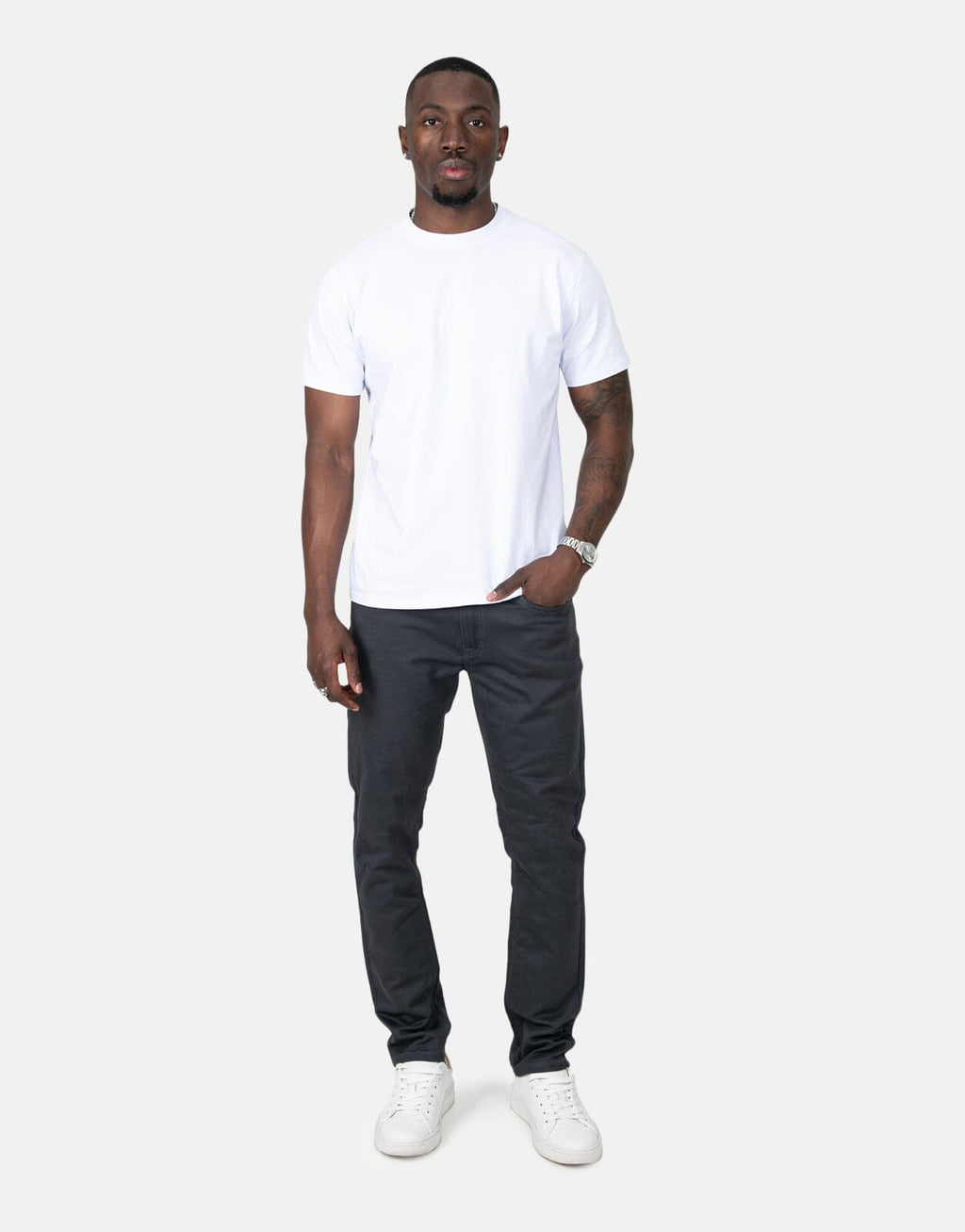 Fade Flex Ash Grey Jeans - view 7
