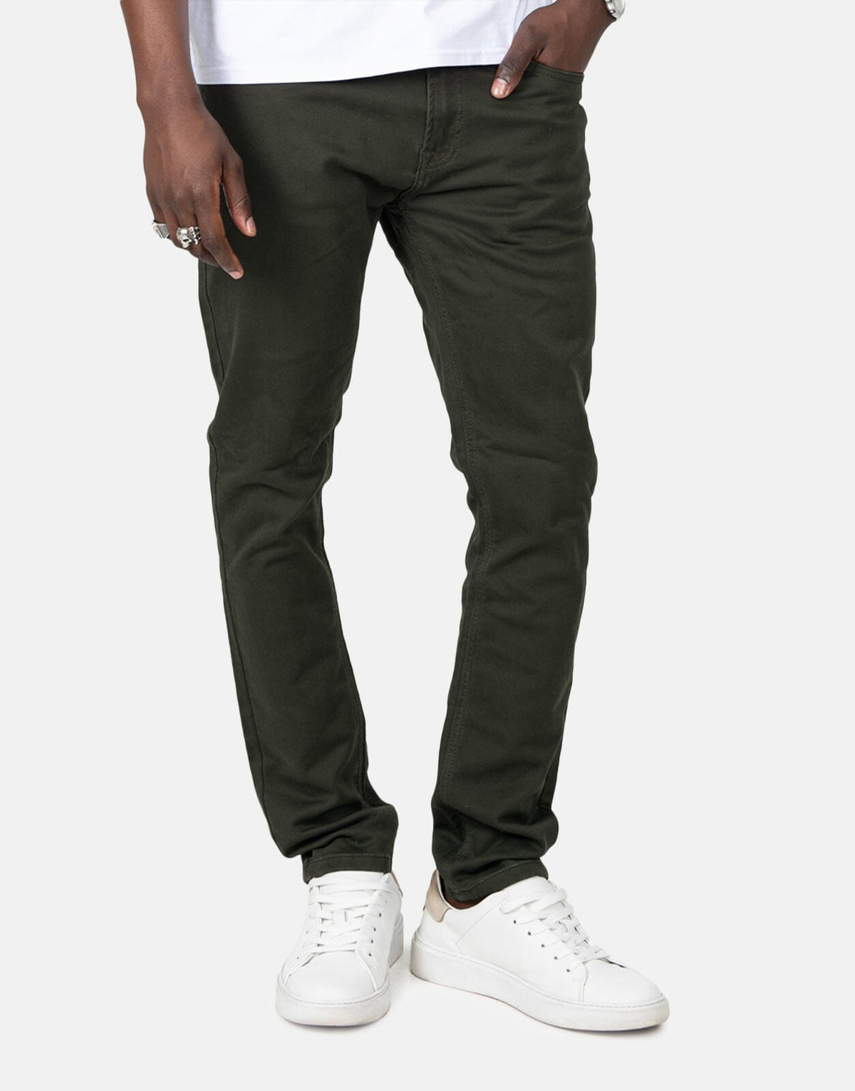 Fade Flex Moss Green Jeans