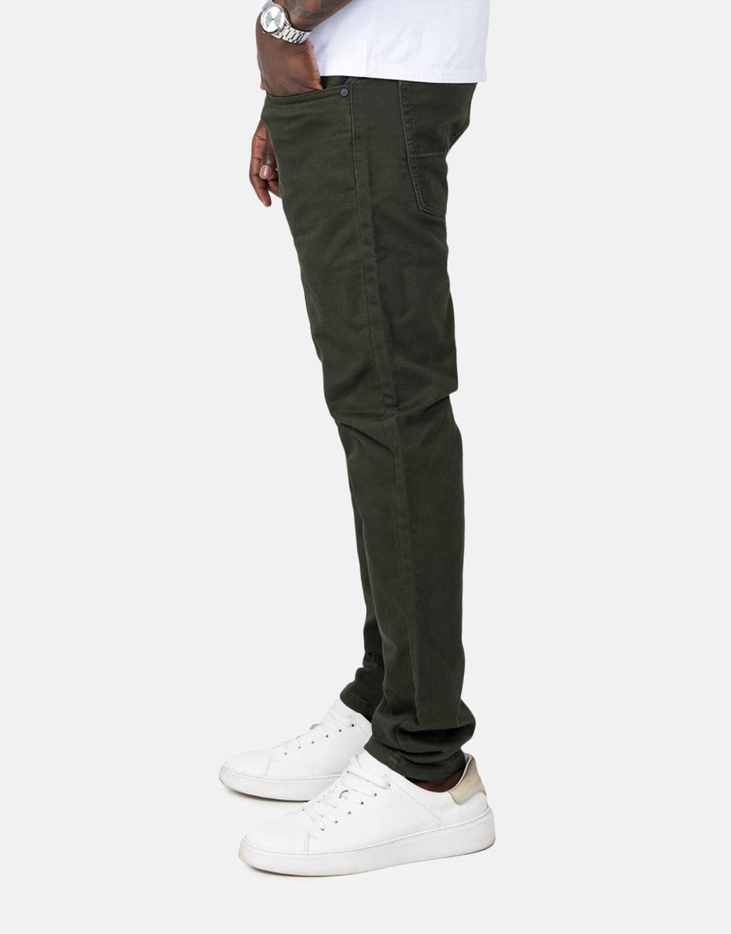Fade Flex Moss Green Jeans - view 2