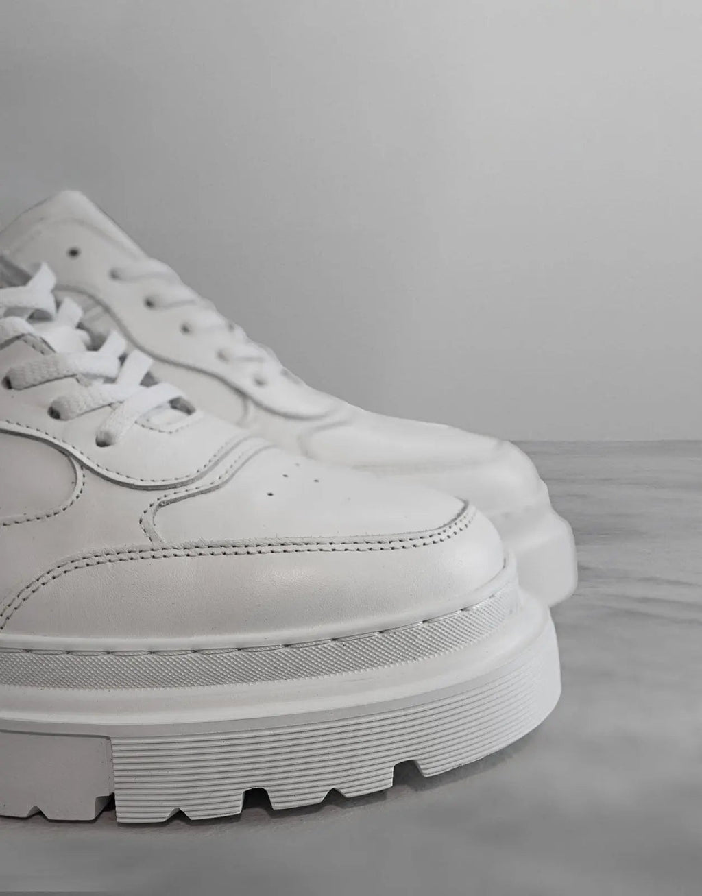 Fade Form White Sneakers - view 3