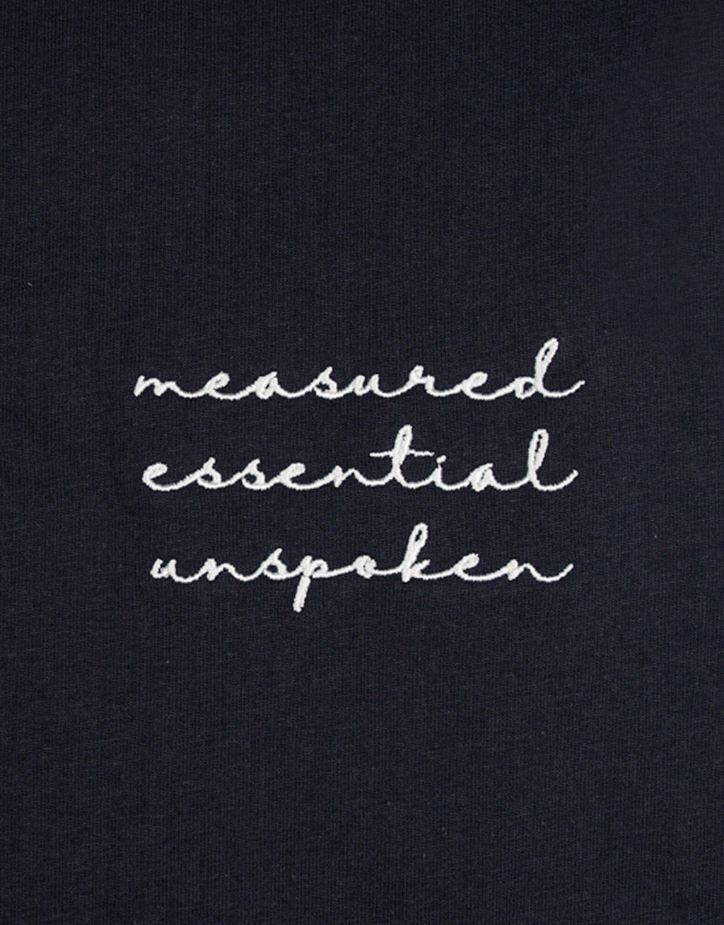 Fade Signature A Boxy Navy T-Shirt - view 4
