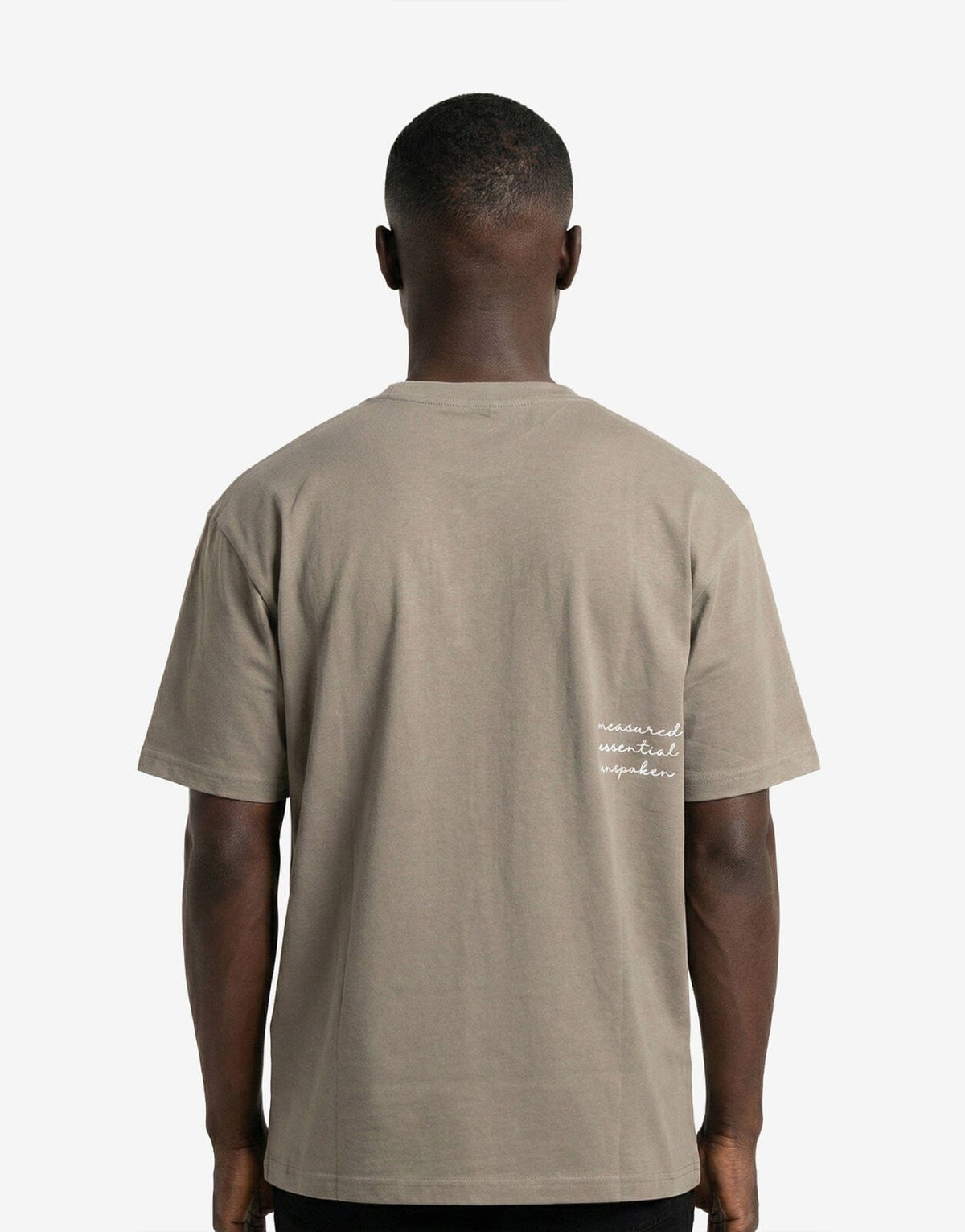 Fade Signature A Boxy Taupe T-Shirt - view 2