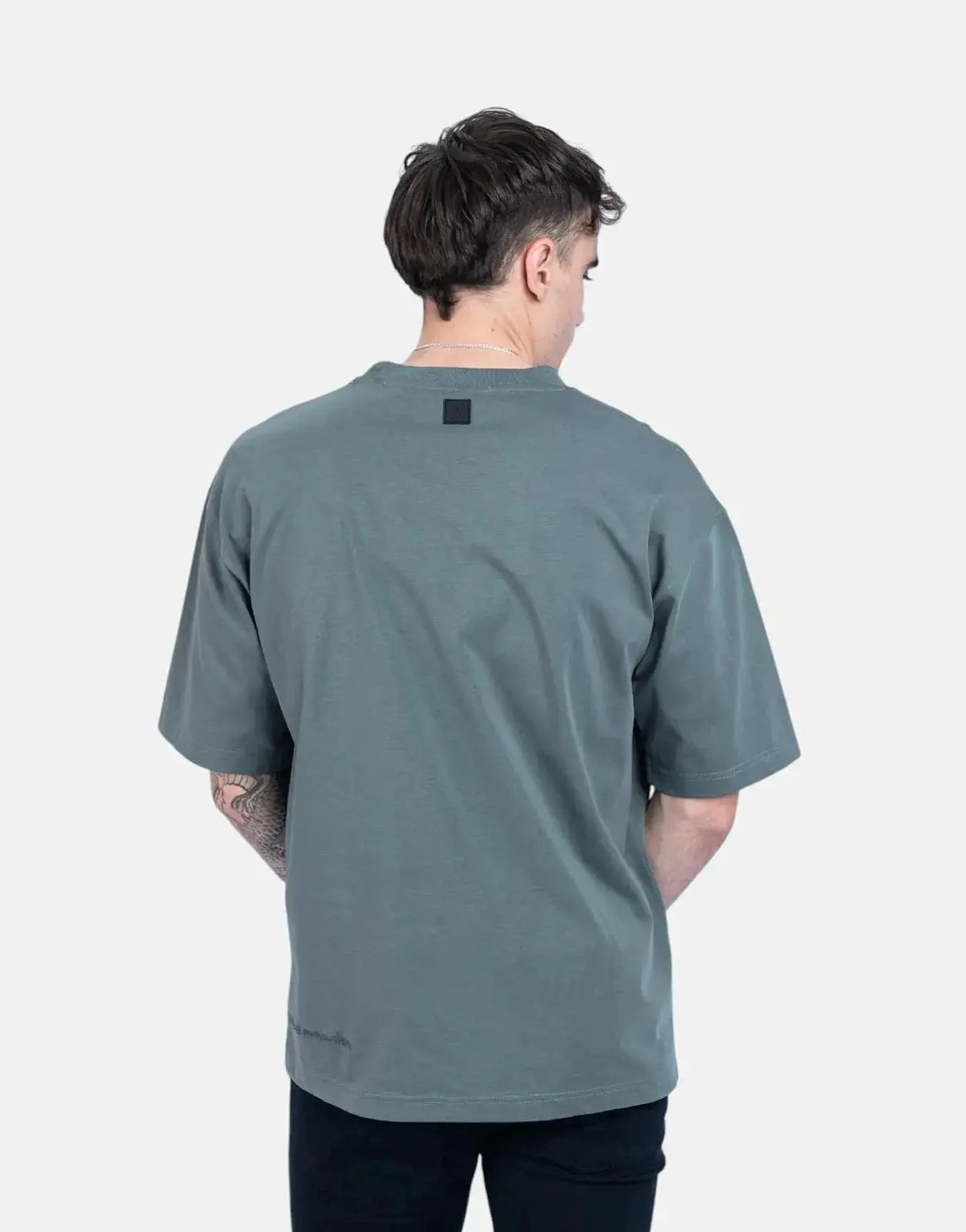 Fade Signature Boxy Green T-Shirt - view 2