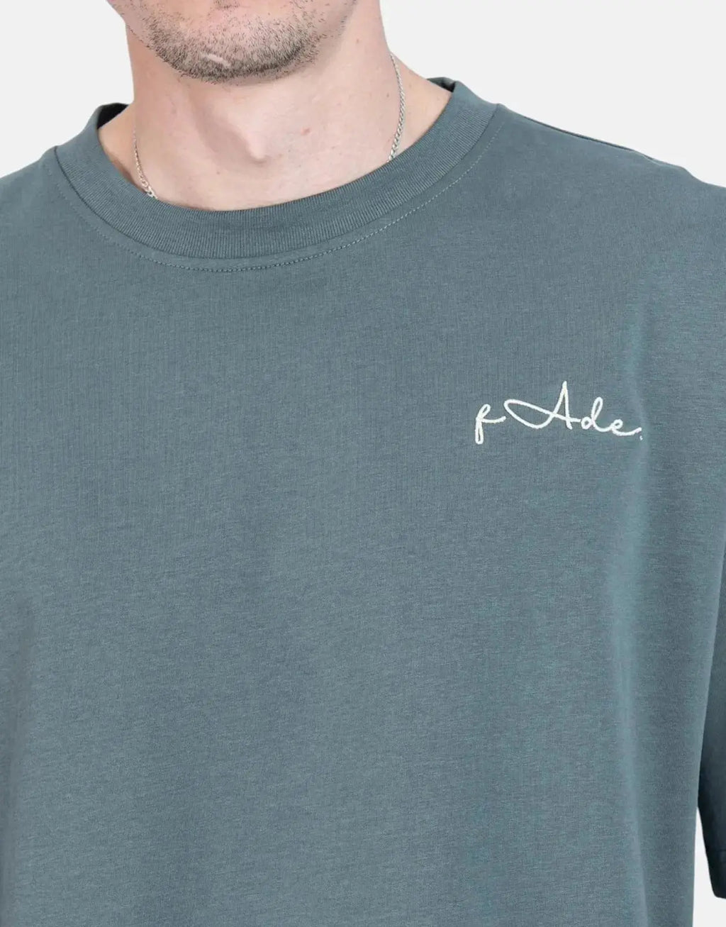 Fade Signature Boxy Green T-Shirt - view 3