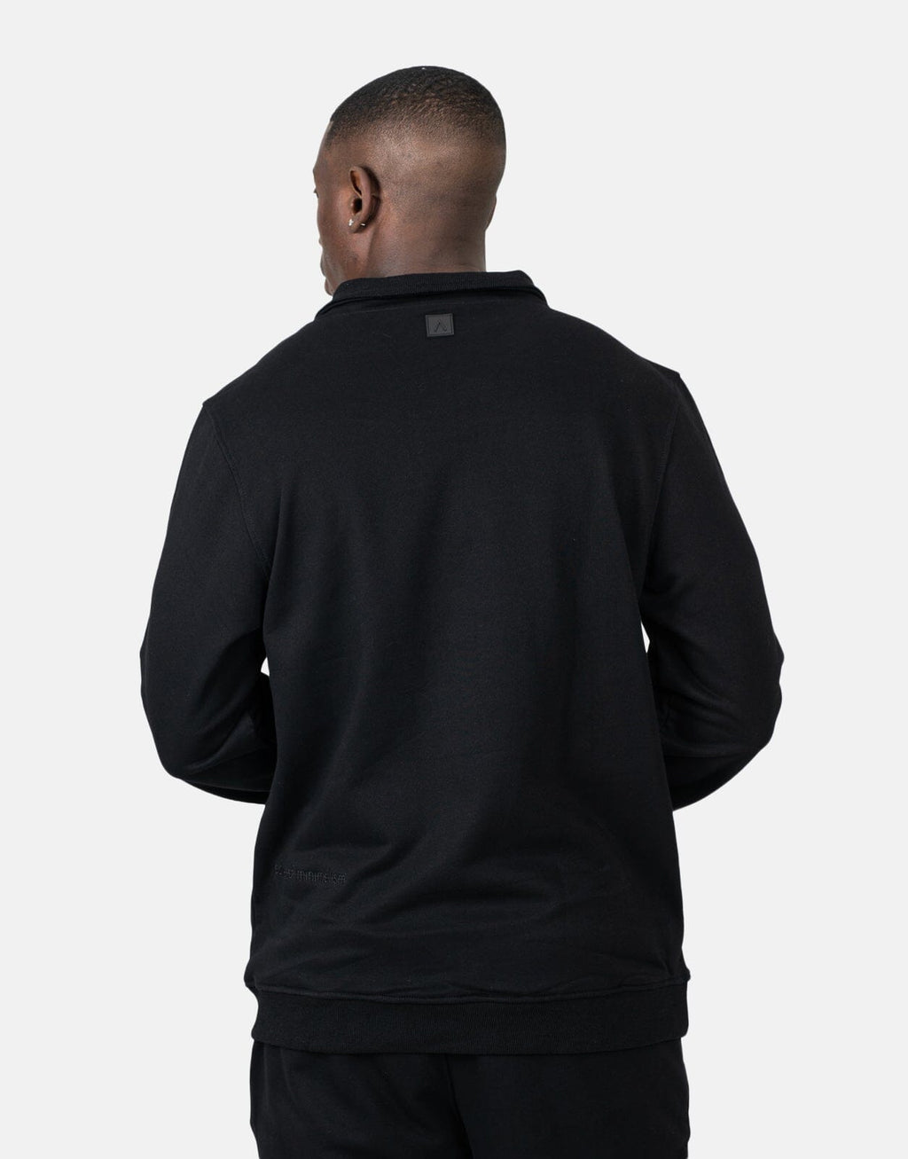 Fade Signature Quarterzip Sweatshirt Black - view 2
