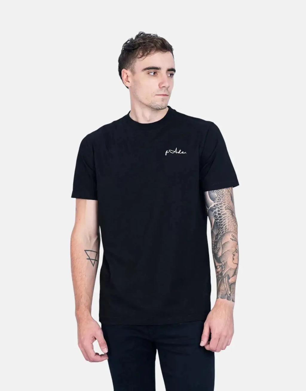 Fade Signature Slim Black T-Shirt