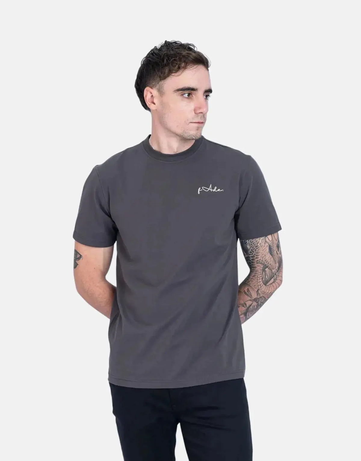 Fade Signature Slim Grey T-Shirt