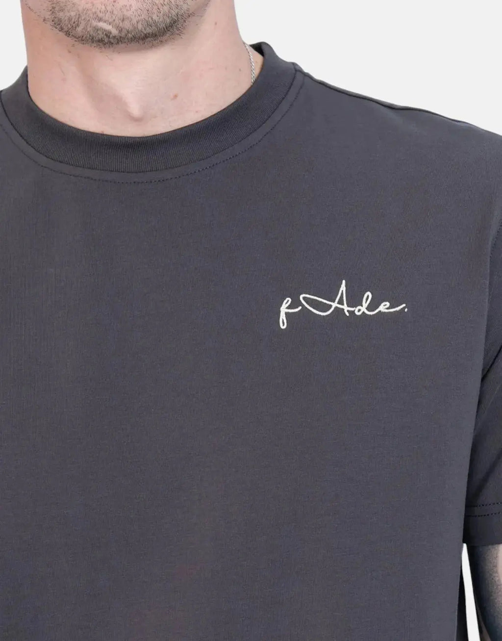 Fade Signature Slim Grey T-Shirt - view 3